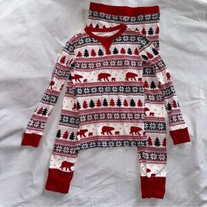 Wondershop Festive Bear and Tree Kids Pajama Set